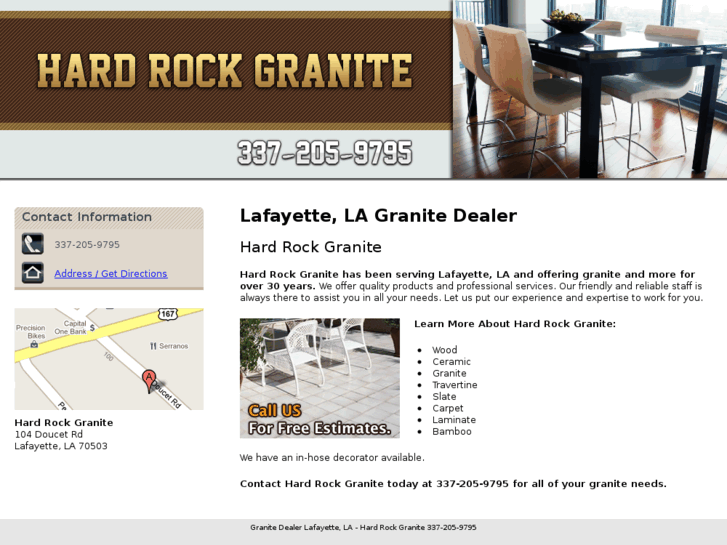 www.lafayettehardrockgranite.com