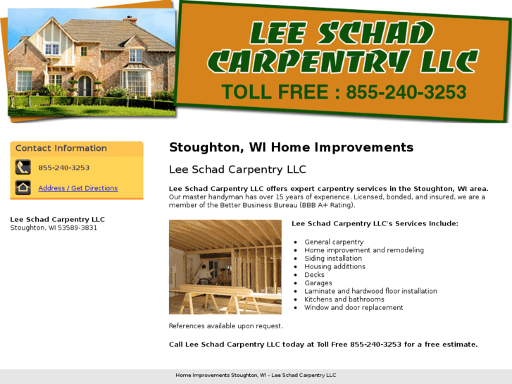 www.leeschadcarpentry.com