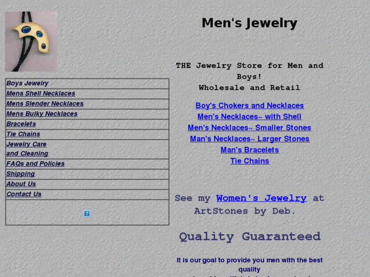 www.mens-jewelry-by-deb.com