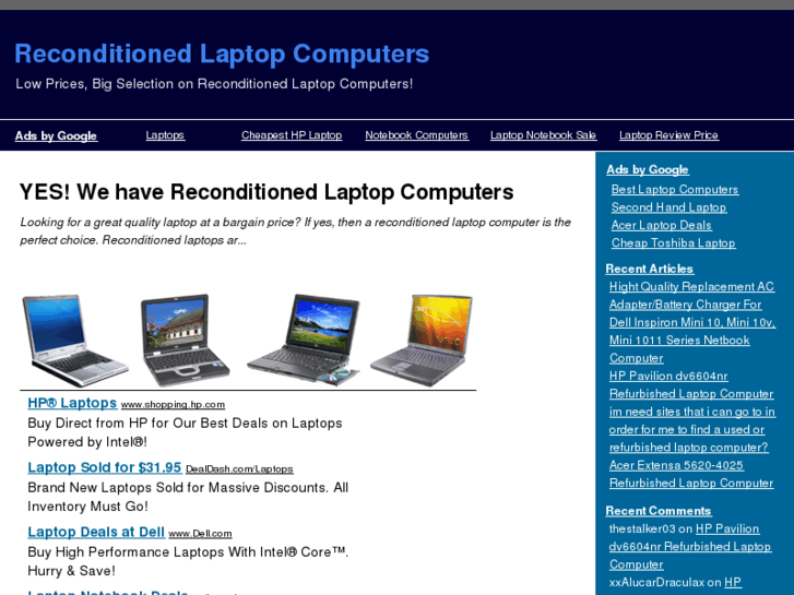 www.reconditionedlaptopcomputers.org