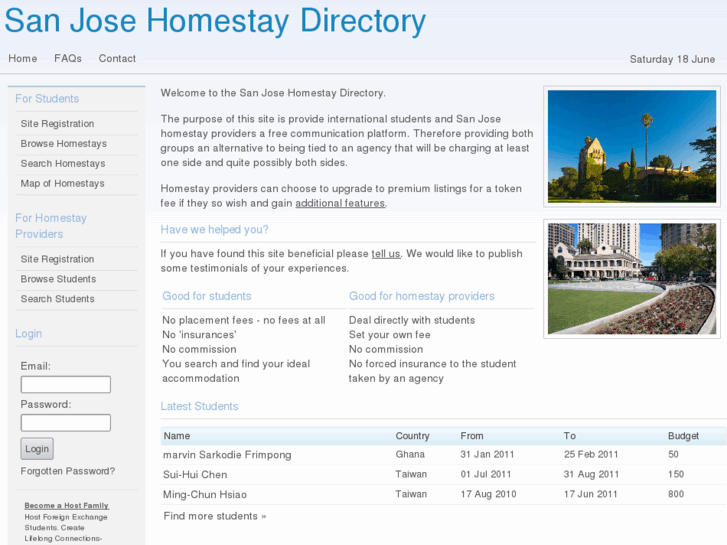 www.sanjosehomestay.org