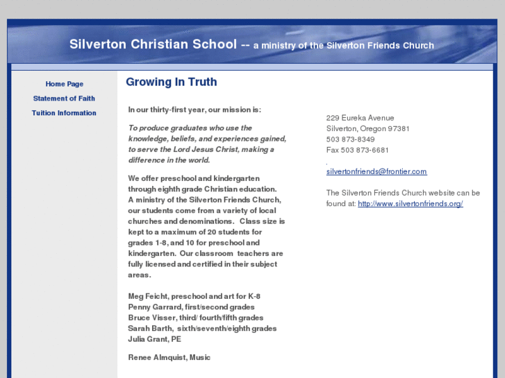 www.silvertonchristianschool.com