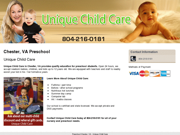 www.uniquechildcareva.com