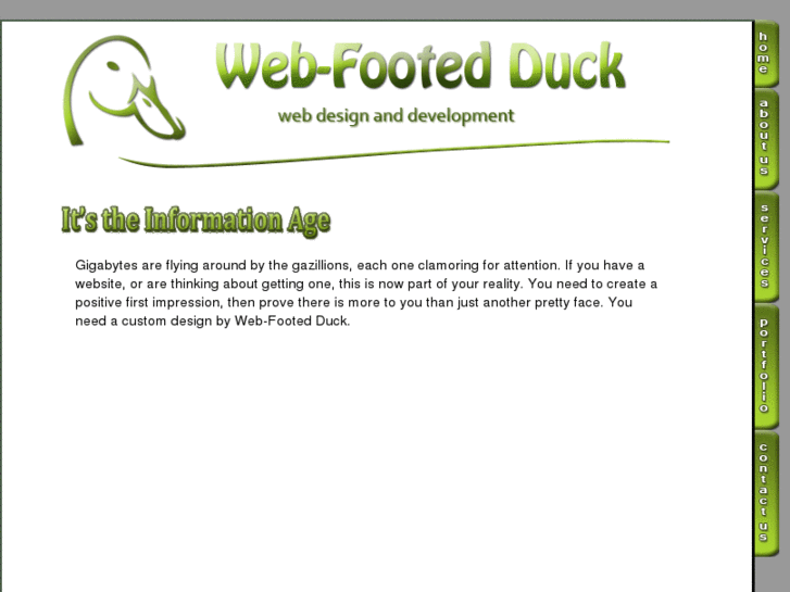 www.webfootedduck.com