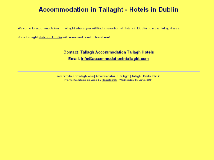 www.accommodationintallaght.com