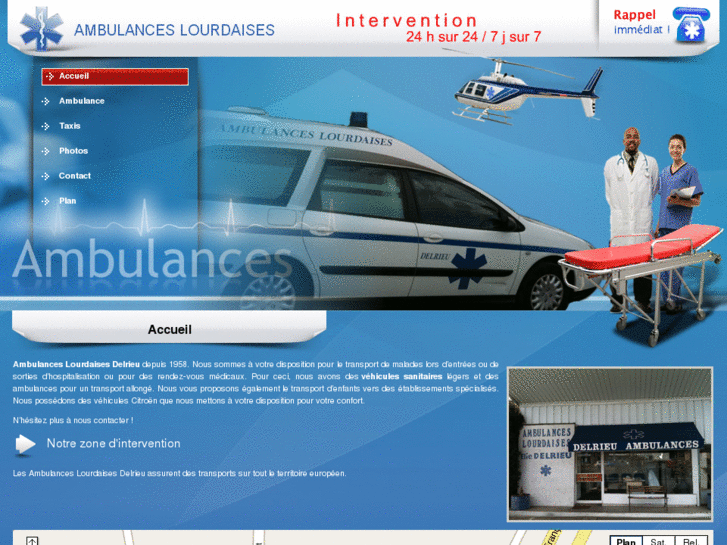 www.ambulances-lourdaises-delrieu.com