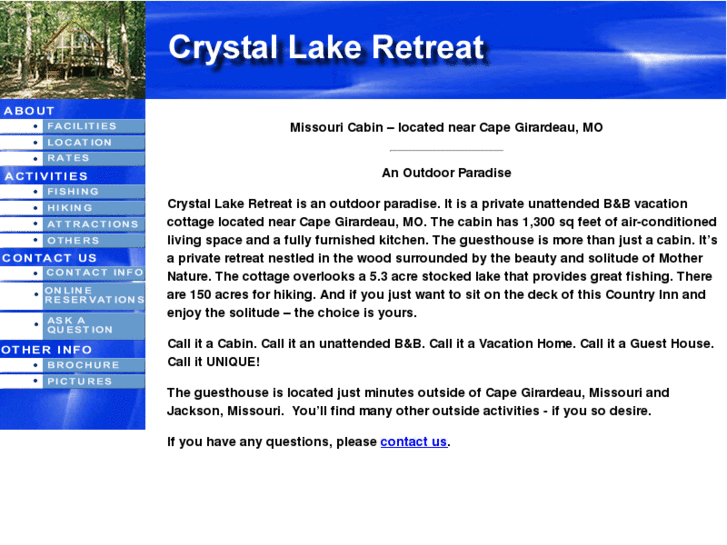 www.crystal-lake-retreat.com