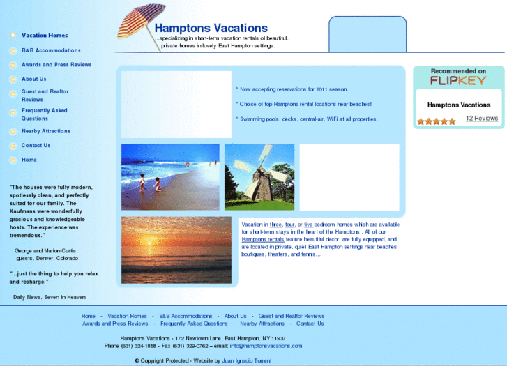 www.easthamptonvacations.com
