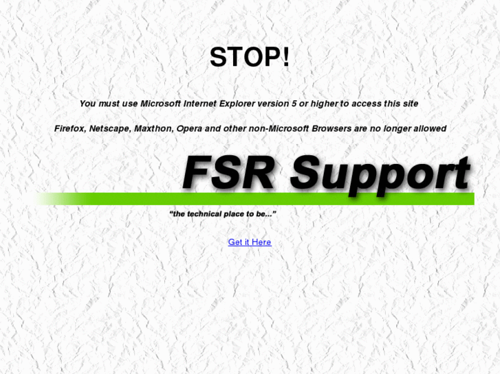 www.fsrsupport.com