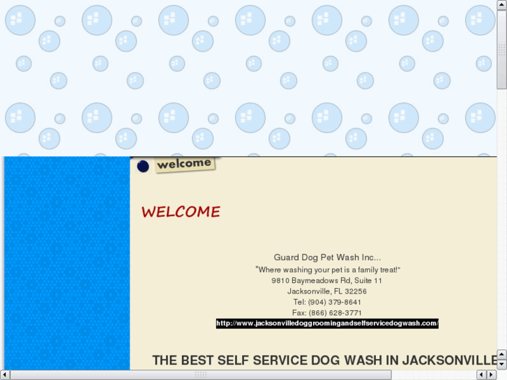 www.jacksonvilledoggroomingandselfservicedogwash.com