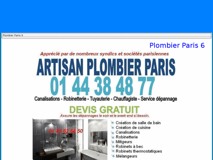 www.plombierparis6.org