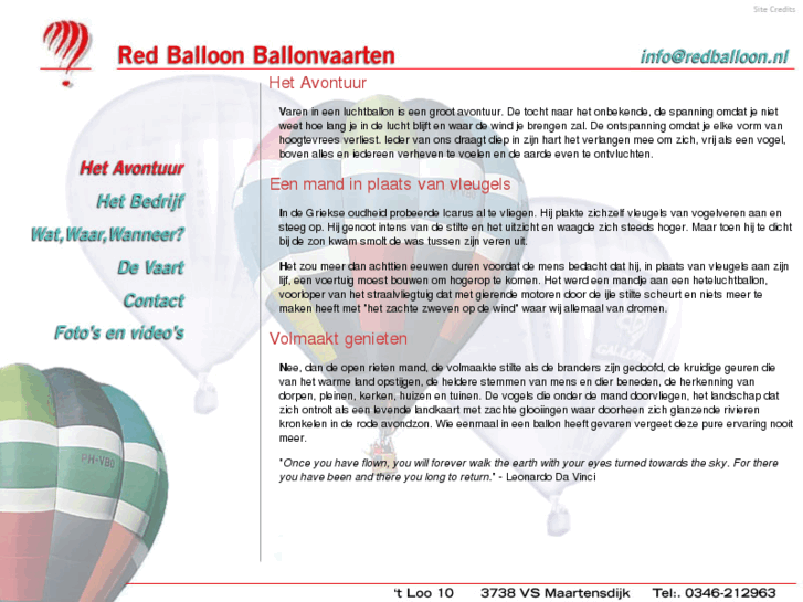 www.redballoon.nl