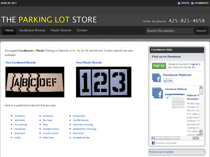 www.theparkinglotstore.com