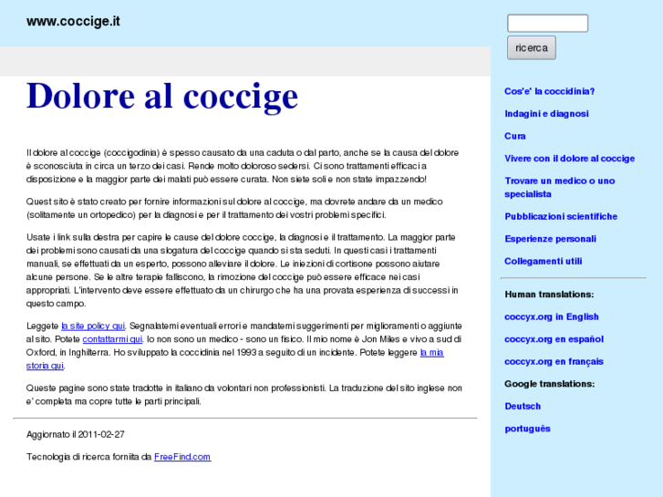 www.coccige.it