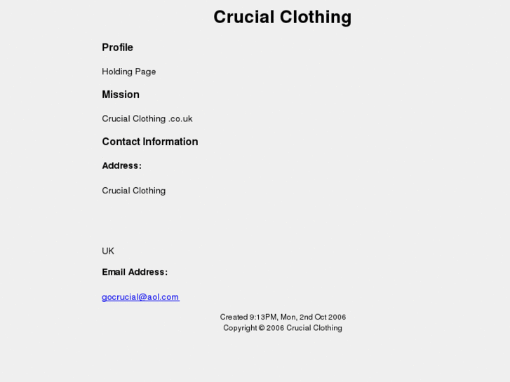 www.crucialclothing.co.uk