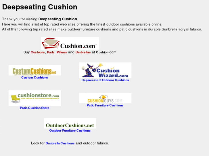 www.deepseatingcushion.com