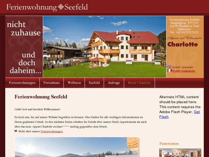 www.ferienwohnungseefeld.at