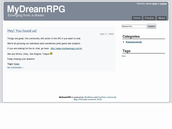 www.mydreamrpg.com