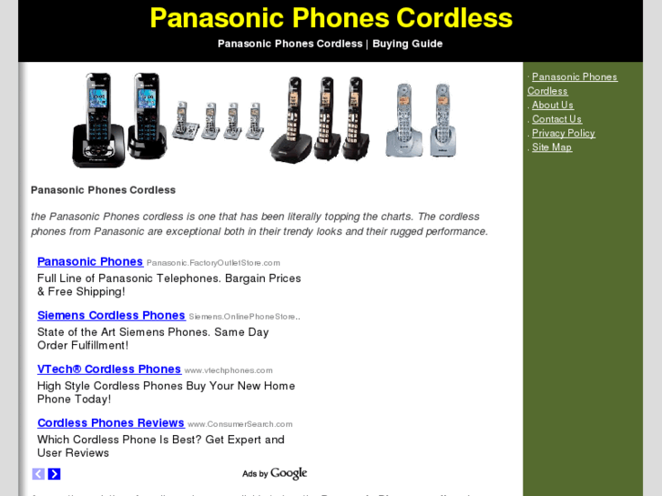 www.panasonicphonescordless.net