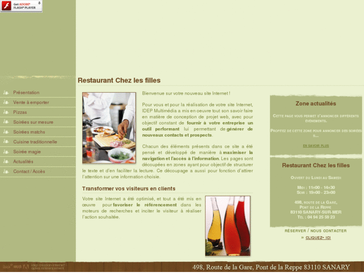 www.restaurantchezlesfilles.com