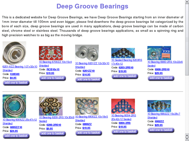 www.deepgrooveballbearings.com