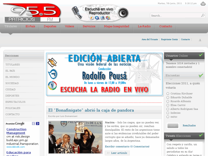 www.fm955.com.ar