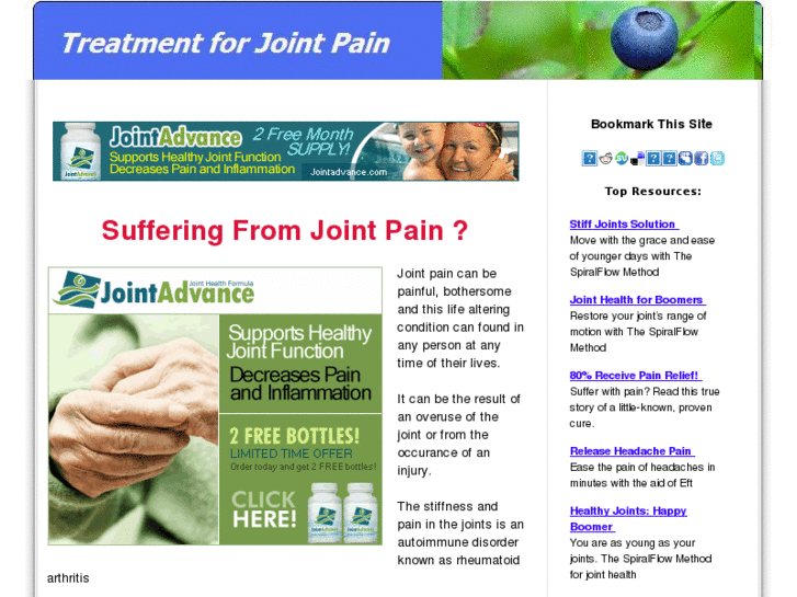 www.treatmentforjointpain.com