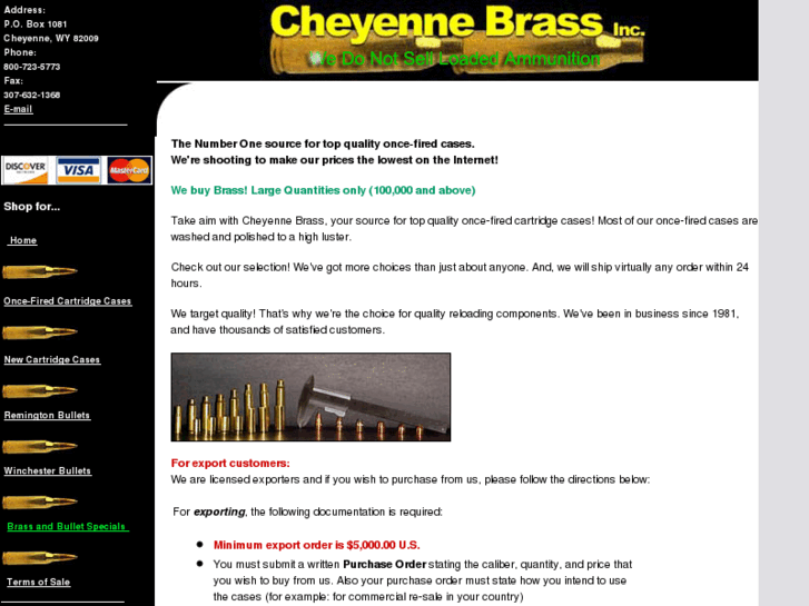 www.cheyennebrass.com