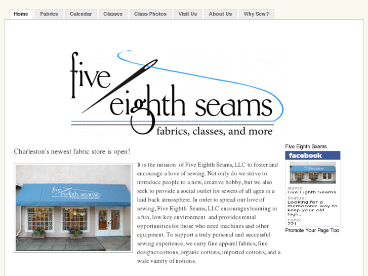 www.fiveeighthseams.com