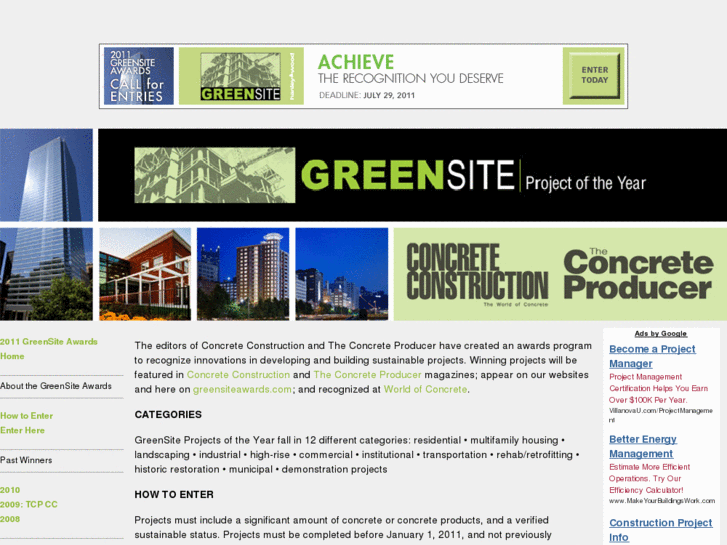 www.greensiteawards.com