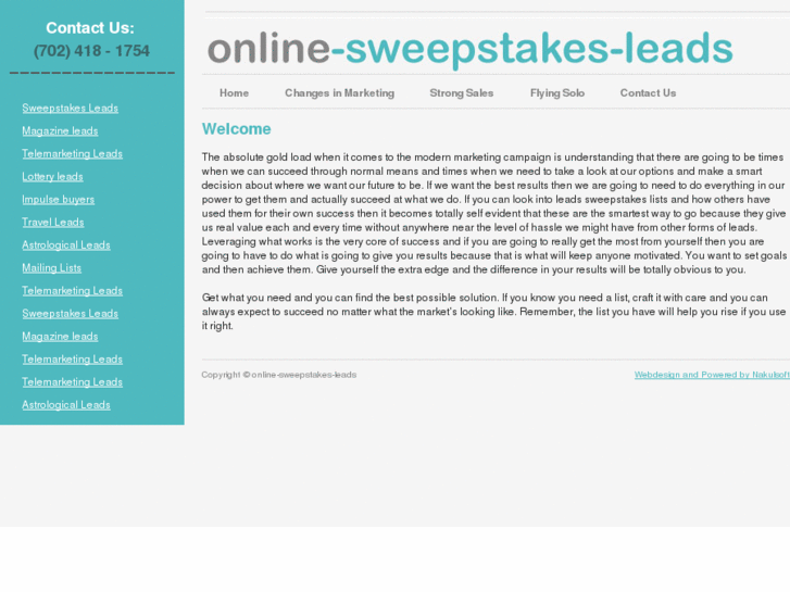 www.online-sweepstakes-leads.com