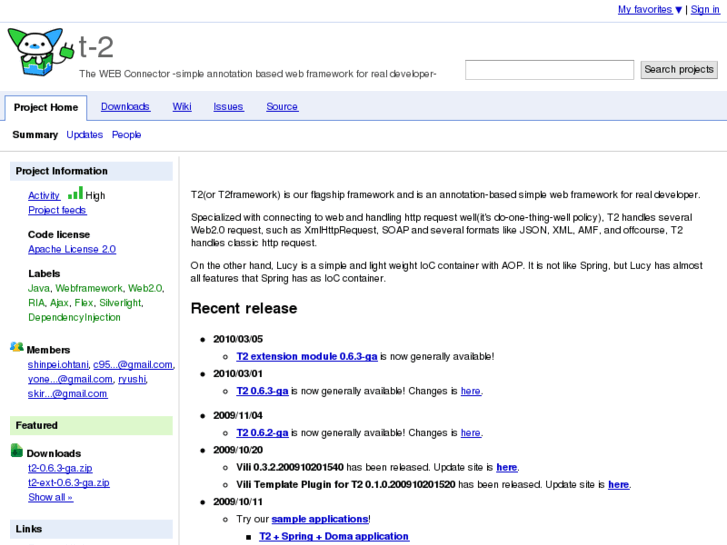 www.t2framework.org