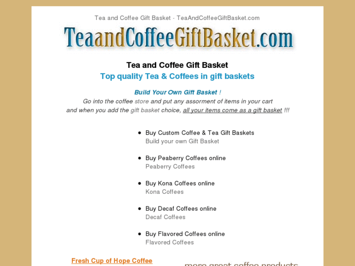 www.teaandcoffeegiftbasket.com