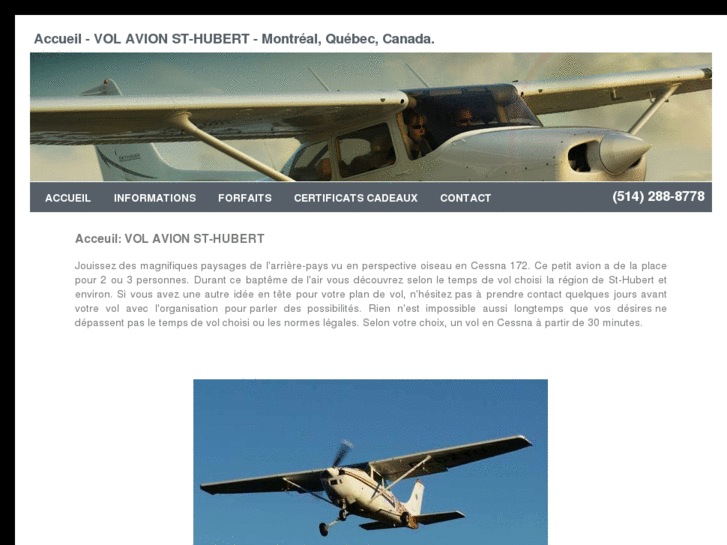 www.vol-avion-st-hubert.com