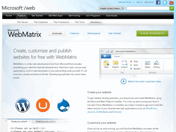www.webmatrix.net