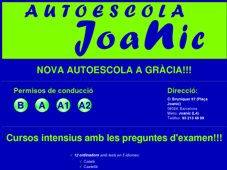 www.autoescolajoanic.es
