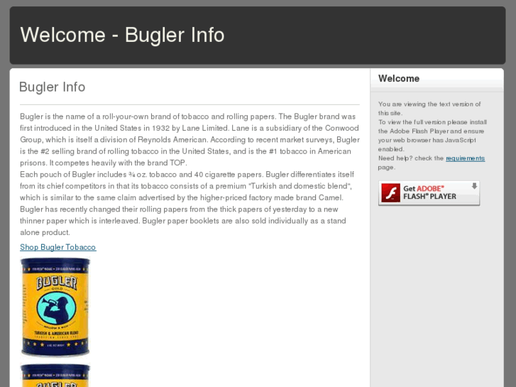 www.buglertobacco.info