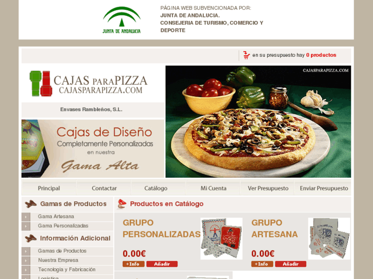 www.cajasparapizza.com