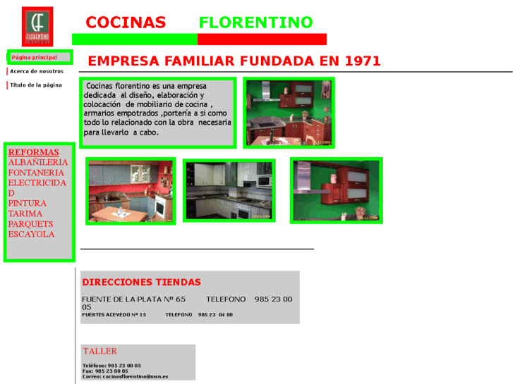 www.cocinasflorentino.com