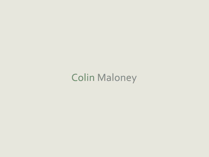 www.colinmaloney.com