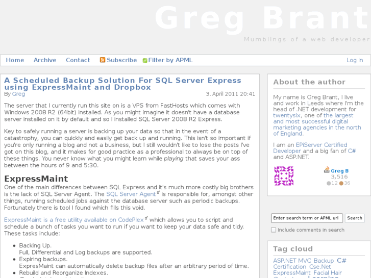 www.gregbrant.com