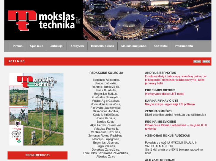 www.mokslasirtechnika.lt