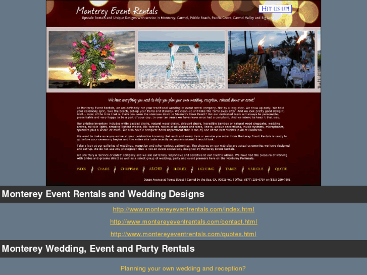 www.montereyeventrentals.com