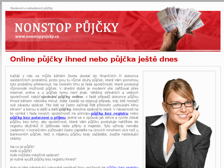 www.nonstoppujcky.cz