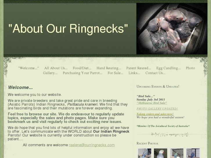 www.ourringnecks.com