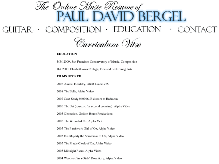 www.pauldavidbergel.com