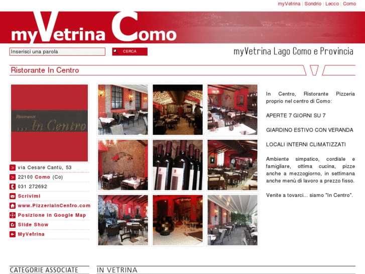 www.pizzeriaincentro.com