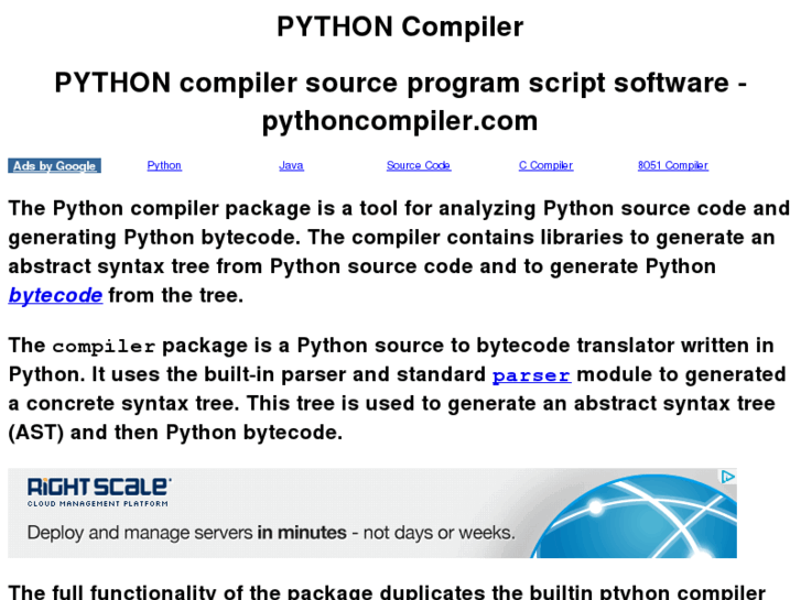 www.pythoncompiler.com