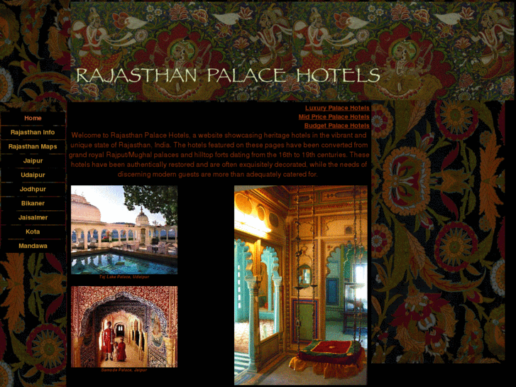 www.rajasthanpalacehotels.net