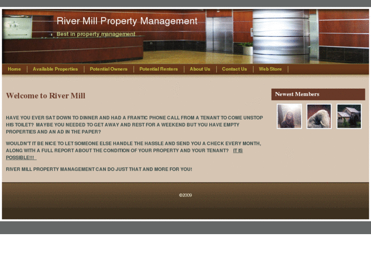 www.rivermillpropertymanagement.com